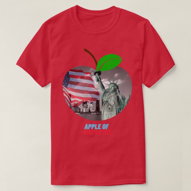 Eapple Apple of Godx27s Eyes T-Shirt (Design Front)
