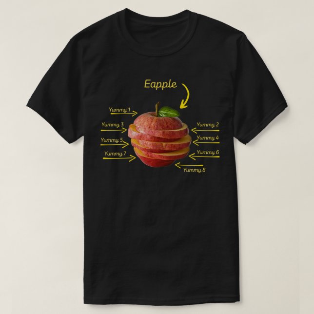 Eapple Funny Gift1 T-Shirt (Design Front)