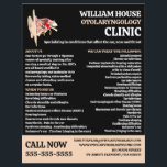 Ear Design, Otolaryngologist Otolaryngology Clinic Flyer<br><div class="desc">Ear Design,  Otolaryngologist Otolaryngology Clinic Advertising Flyers By The Business Card Store.</div>