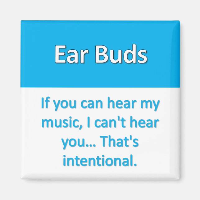 Earbuds Magnet (Front)