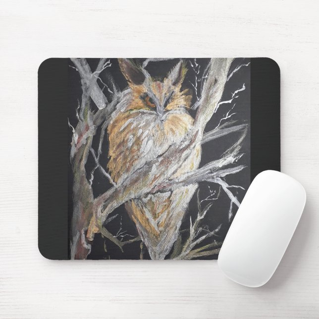  Eared owl  Mouse Mat (Creator Uploaded)
