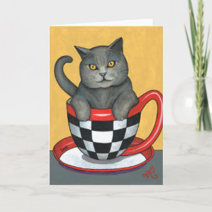 EARL GREY CAT TEA CARD