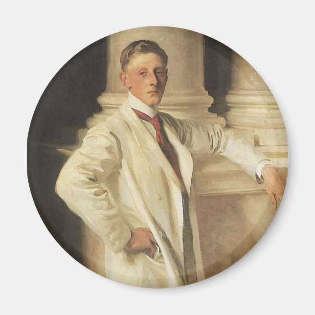 Earl of Dalhousie by John Singer Sargent Magnet (Front)