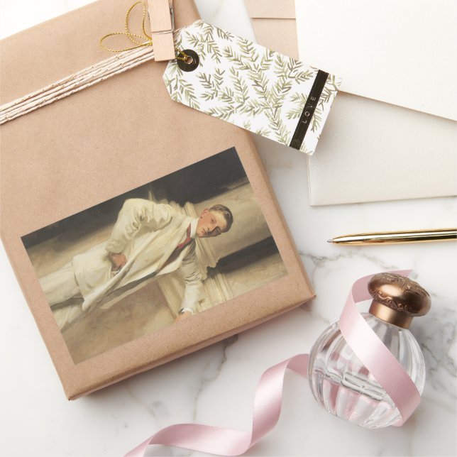 Earl of Dalhousie by John Singer Sargent Rectangular Sticker (Gifting)