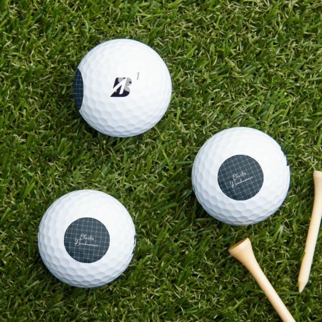Earl St. Andrews Original Scottish Tartan  Golf Balls (Insitu Grass)