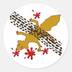 Earl The Dead Squirrel Classic Round Sticker