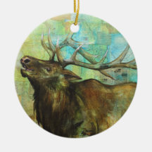 "Earl the Elk" Ornament