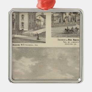 Earlham College, Richmond Metal Tree Decoration