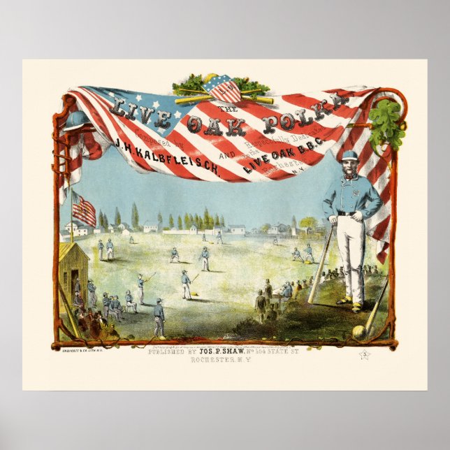 Earlier Baseball Print (Front)