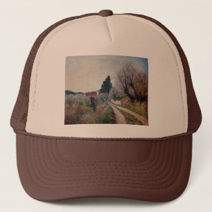 EARLIEST SPRING IN TUSCANY TRUCKER HAT
