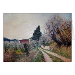 EARLIEST SPRING IN VERNALESE / Tuscany Landscape