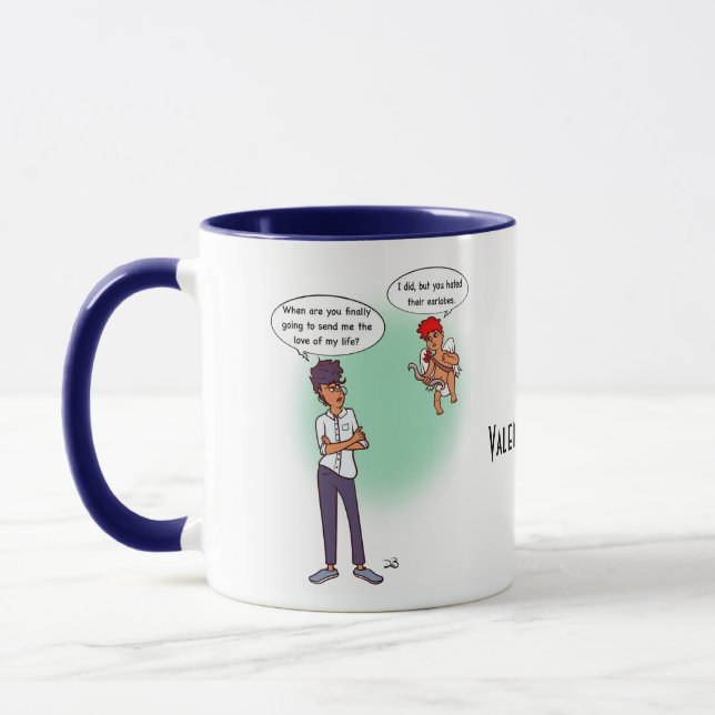 Earlobes Valentine's Day Combo Mug (Left)