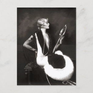 Early 1900s French Pin Up Postcard