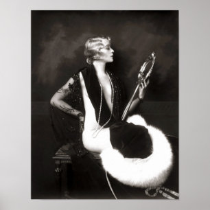 Early 1900s French Pin Up Poster