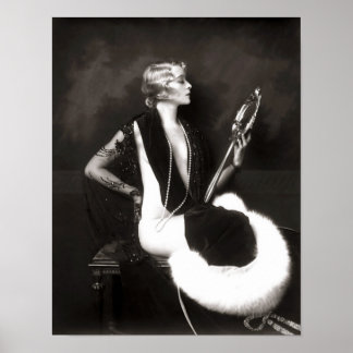 Early 1900s French Pin Up Poster