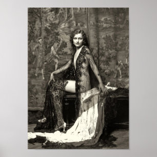 Early 1900s French postcard Poster