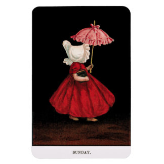 Early 1900's Sunday Sunbonnet Sue Magnet