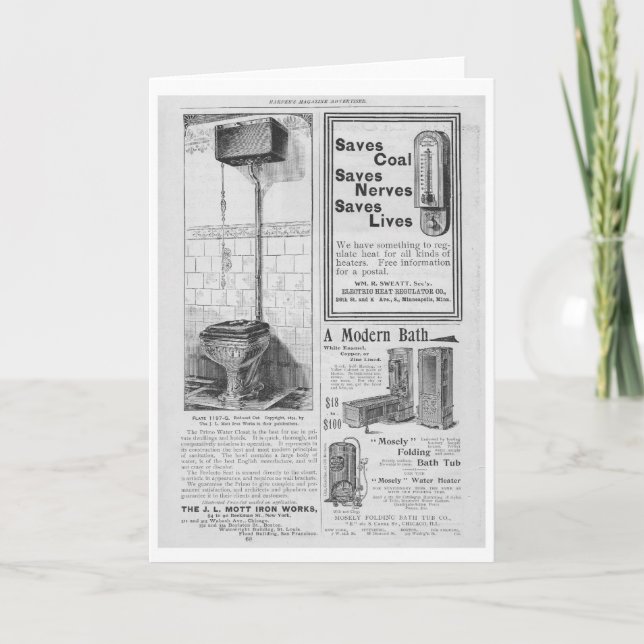 Early 20th Century Advertising Card (Front)