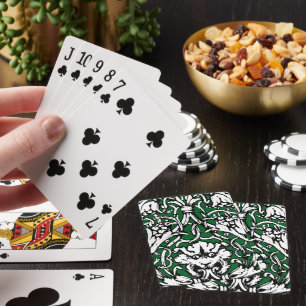 Early 20th Century Knotwork Lion Playing Cards