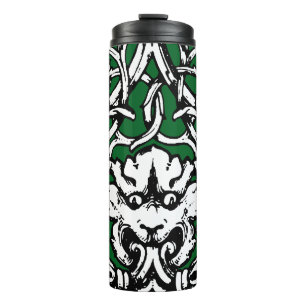 Early 20th Century Knotwork Lion Thermal Tumbler