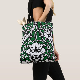 Early 20th Century Knotwork Lion Tote Bag