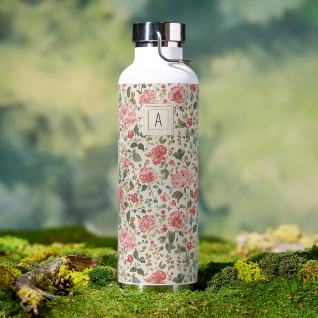 Early American Roses  Water Bottle (Outdoor (Rotated))