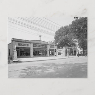 Early Auto Dealership, 1926 Postcard