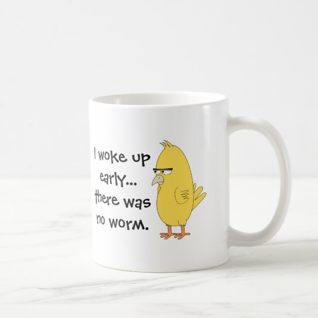Early Bird Funny Quotes Coffee Mug (Right)