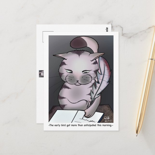 Early Bird Postcard (Front/Back In Situ)