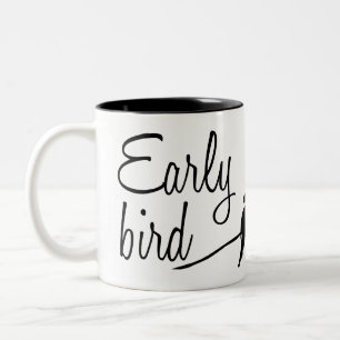 Early bird Two-Tone coffee mug