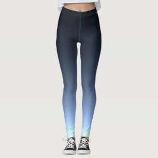 Early blue sunrise leggings
