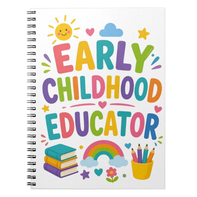 Early Childhood Educator Appreciation Notebook (Front)