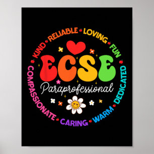 Early Childhood Special Education Sped Ecse Parapr Poster