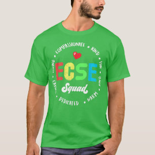Early Childhood Special Education SPED ECSE Squad  T-Shirt