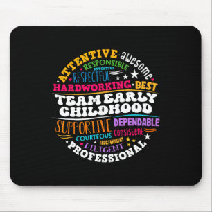 Early Childhood Team Ece Teacher Back To School Ed Mouse Mat