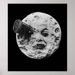 EARLY CINEMA A Trip to the Moon By Georges Melie Poster