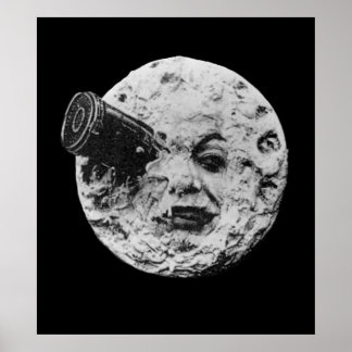 EARLY CINEMA A Trip to the Moon By Georges Melies  Poster