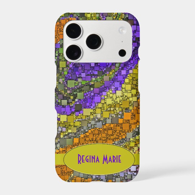 Early Colour and Purple Geometric Design (Back)