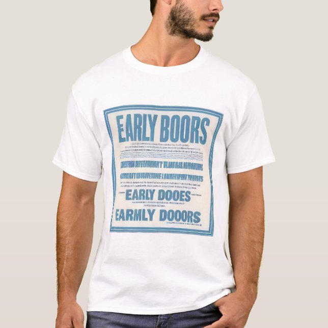 Early doors T-Shirt (Front)