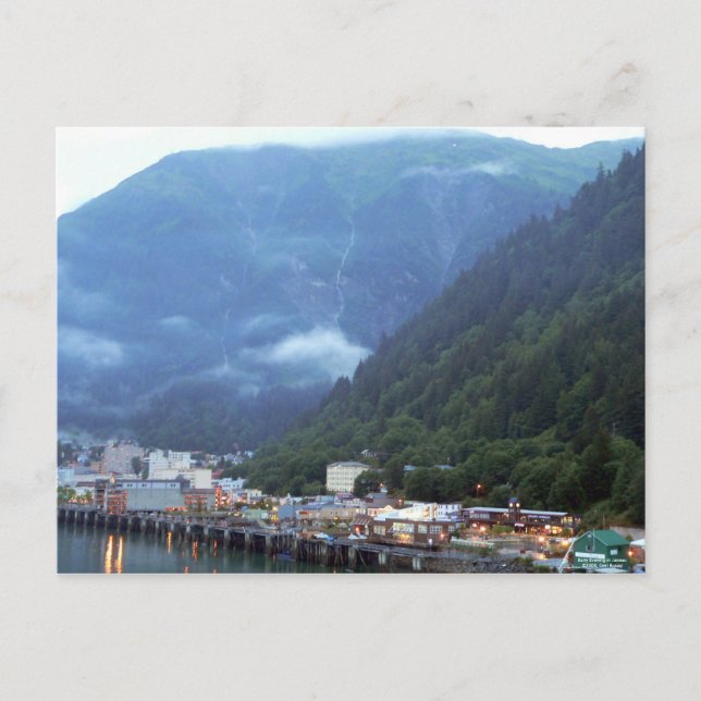 Early Evening in Juneau Postcard (Front)