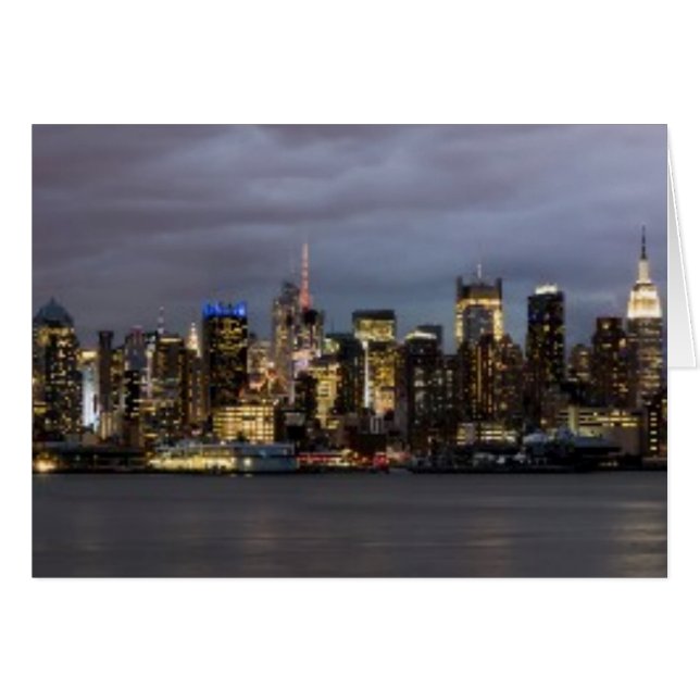 Early evening panoramic view of Manhattan (Front Horizontal)