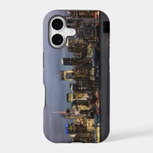 Early evening panoramic view of Manhattan