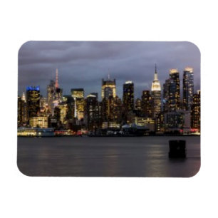 Early evening panoramic view of Manhattan Magnet