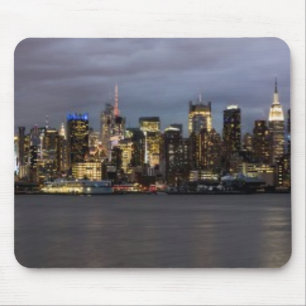Early evening panoramic view of Manhattan Mouse Mat