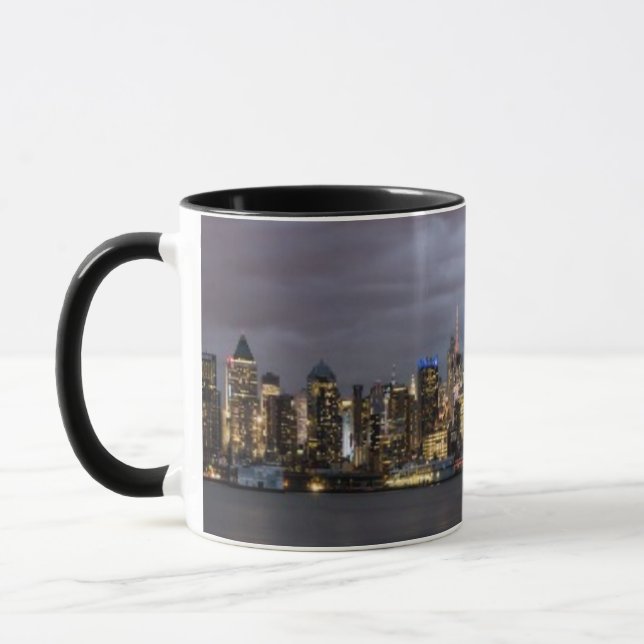 Early evening panoramic view of Manhattan Mug (Left)