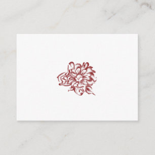 Early Fall Leaves Pattern Autumn Season Decor Enclosure Card