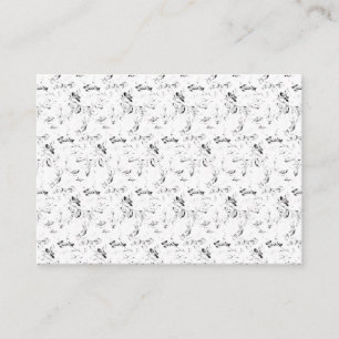 Early Fall Leaves Pattern Autumn Season Decor Enclosure Card