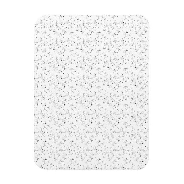 Early Fall Leaves Pattern | Autumn Season Decor Magnet (Vertical)