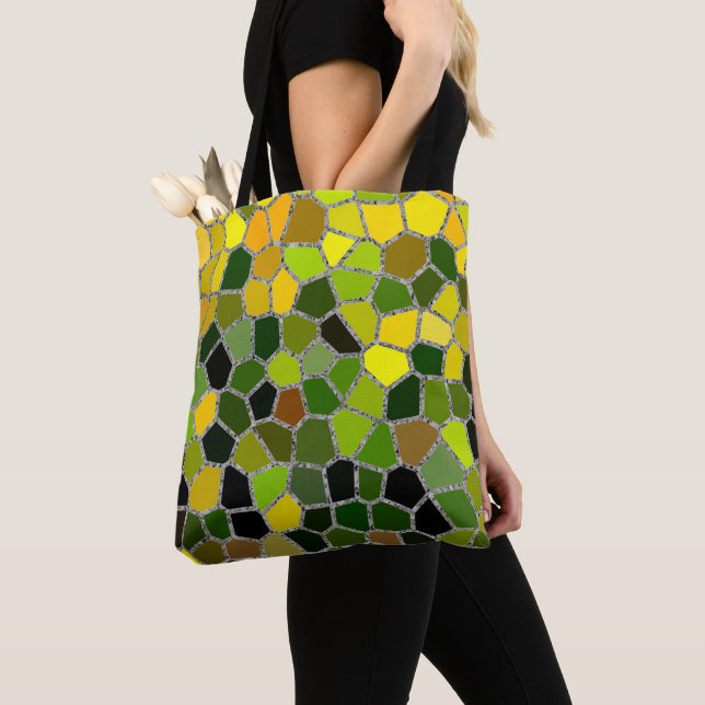 Early Fall Pattern Tote Bag (Close Up)