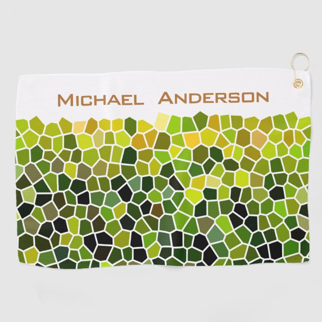 Early Fall - Personalised Golf Towel (Horizontal)